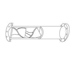 临河LSK型浆氯静态混合器